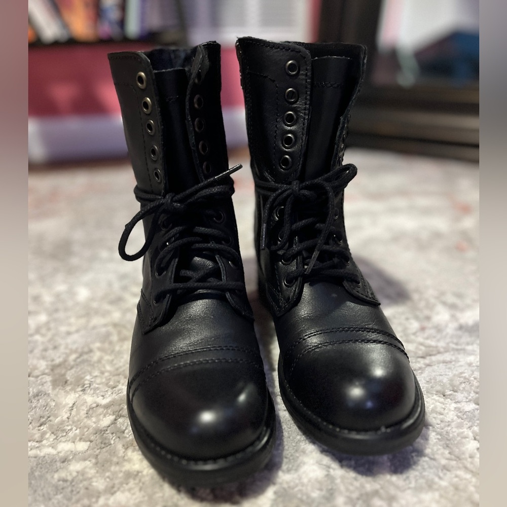STEVE MADDEN MOTO BOOTS
